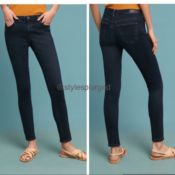 🎉HP🎉 NWT ANTHRO AG Abbey Mid-rise Skinny Ankle Jean 28P - Picture 3 of 4